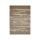 Tapis jute en relief blanc et noir 120x160 cm