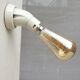 Angled wall lamp Art Deco porcelain