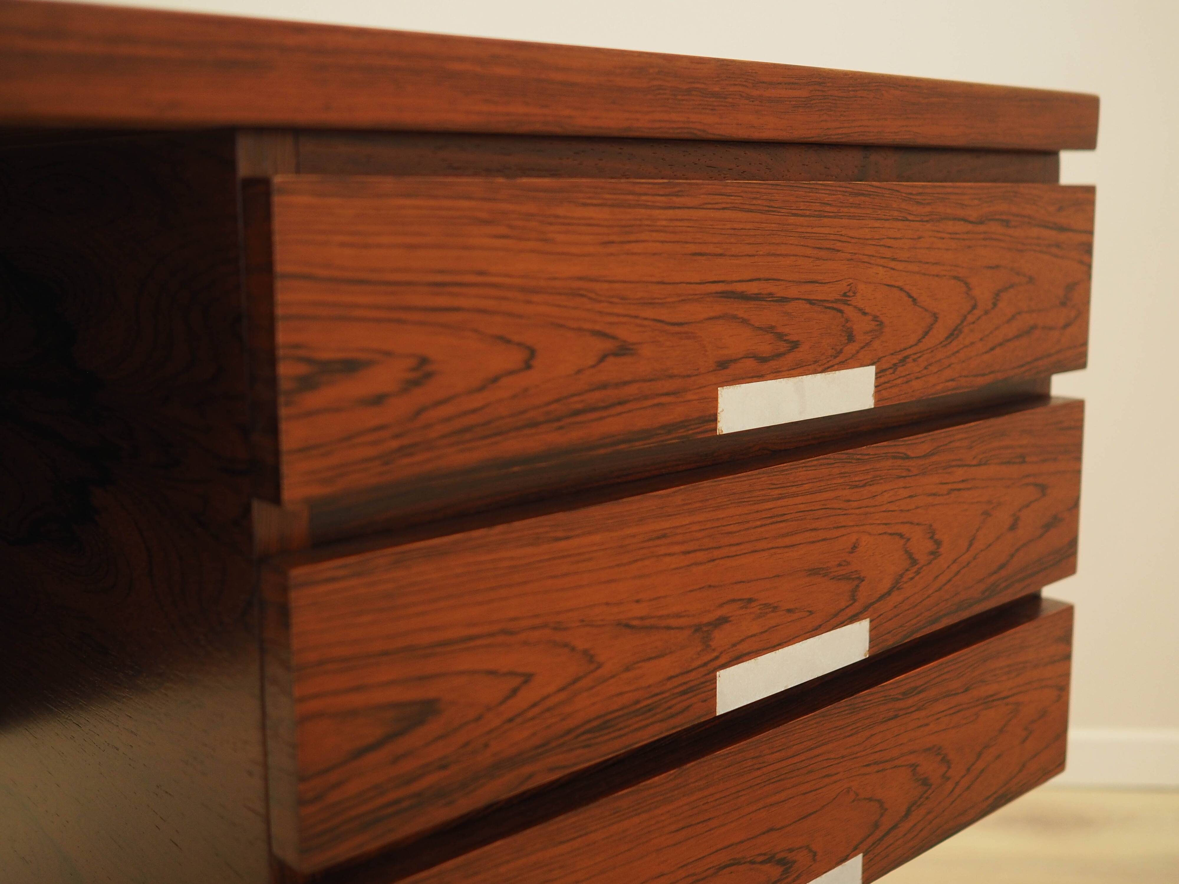 Rosewood desk, Danish design, 1970s, manufacturer: Eigil Petersens Møbelfab