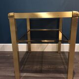 Table brass and glass Mara