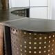 Large steel and wood counter bar