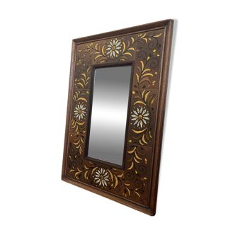 Vintage ceramic mirror