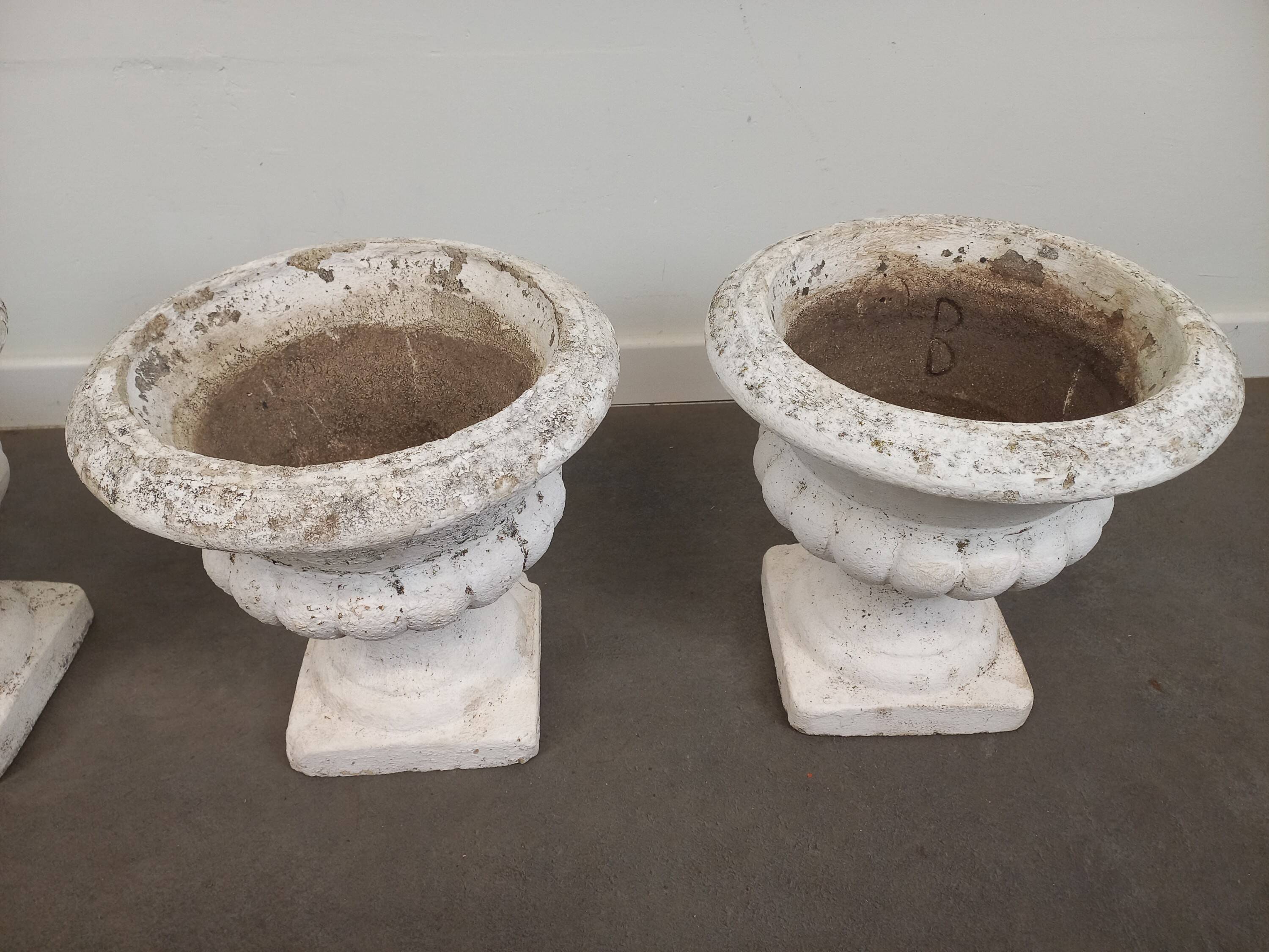 Medici Concrete Planters, Set of 4