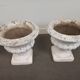 Jardinières Médicis en béton, lot de 4
