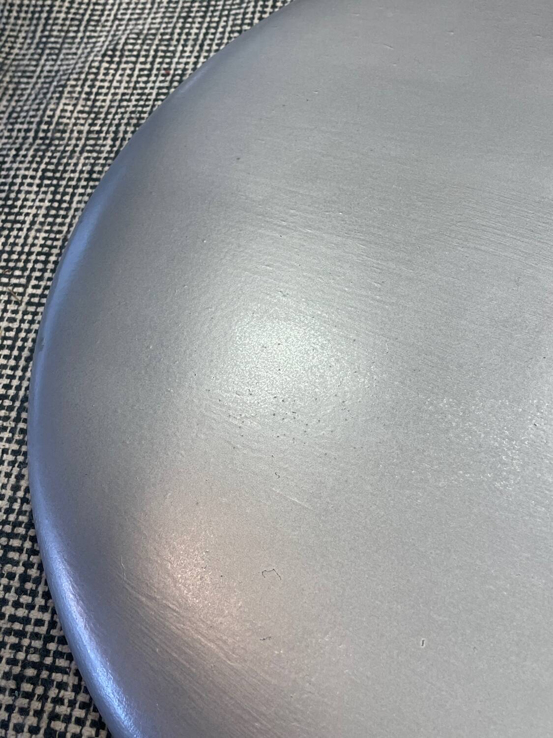 Luna walnut arc floor lamp by Natuzzi, 1990s