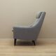 Fauteuil gris, design danois, années 1970, production : Danemark