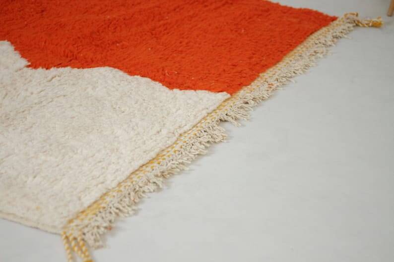 Traditional handmade Beni Ourain rug