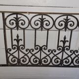 Old cast iron balcony box