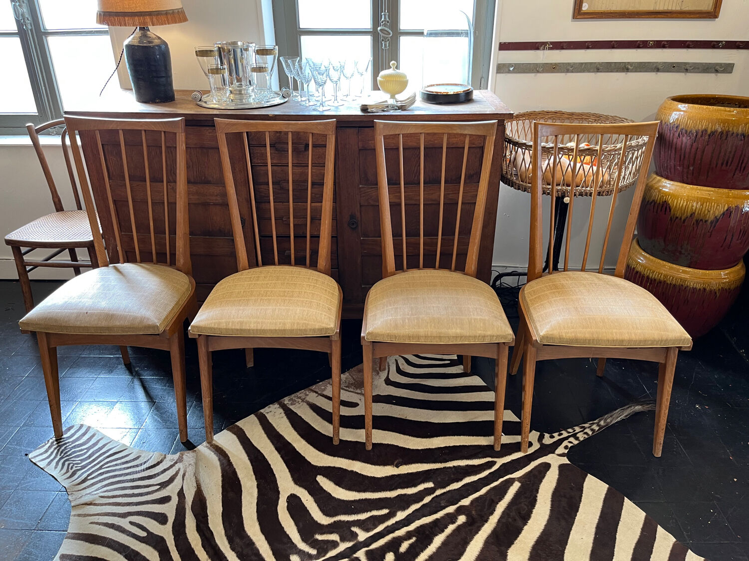 Set of 4 chairs 1950