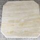 Table basse en travertin octogonale, vintage circa 70/80