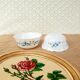 Duo of arcopal cups myosotis Veronica vintage patterns