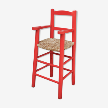 Mulched high chair for children