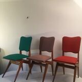 3 vintage chairs