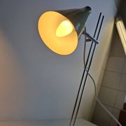 Josef Hůrka for Lidokov Midcentury Modern Table Lamp in Green Metal