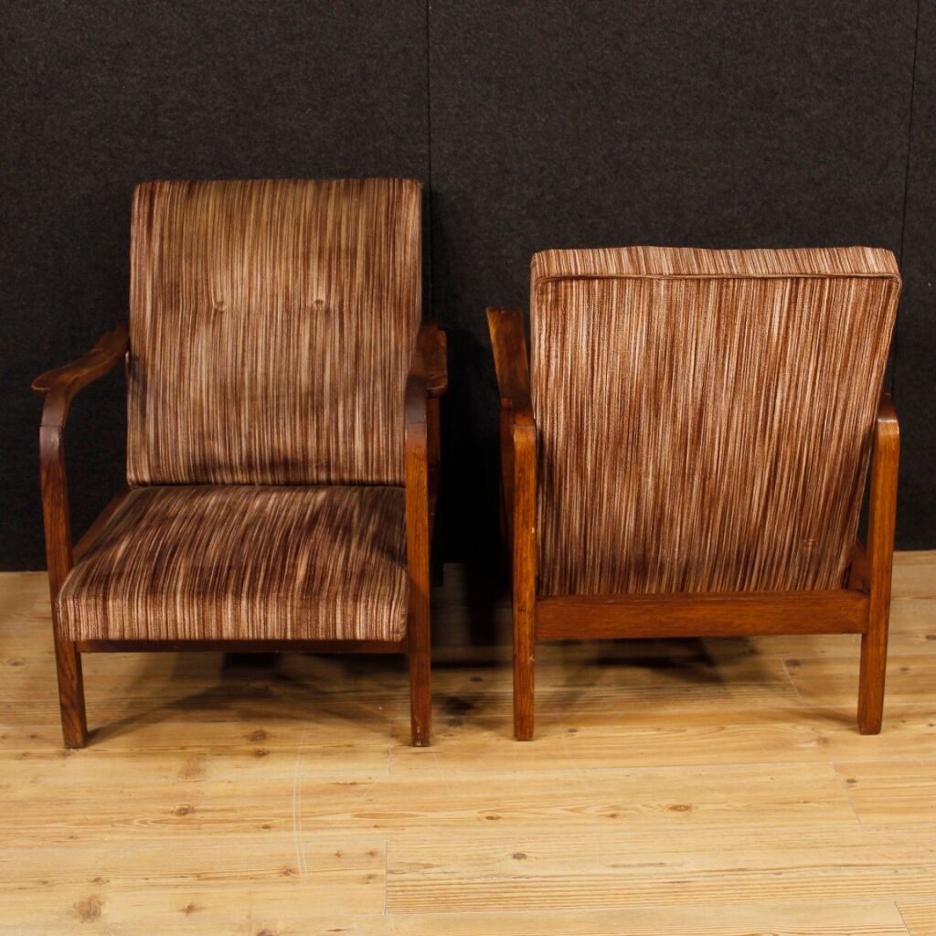 Pair of Italian design armchairs from 70s