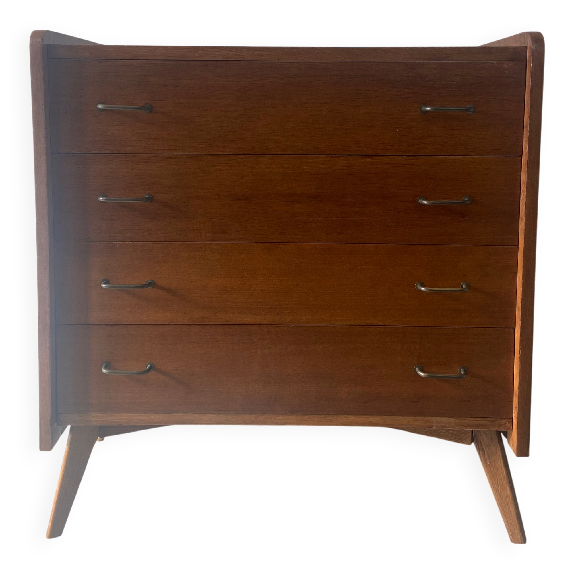 Vintage chest of drawers with tapered legs