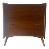 Vintage chest of drawers with tapered legs