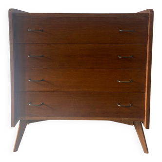 Commode vintage aux pieds compas