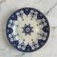 Small plate iron earth Sarreguemines Cluny