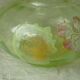 Vase boule en verre emaille email gras
