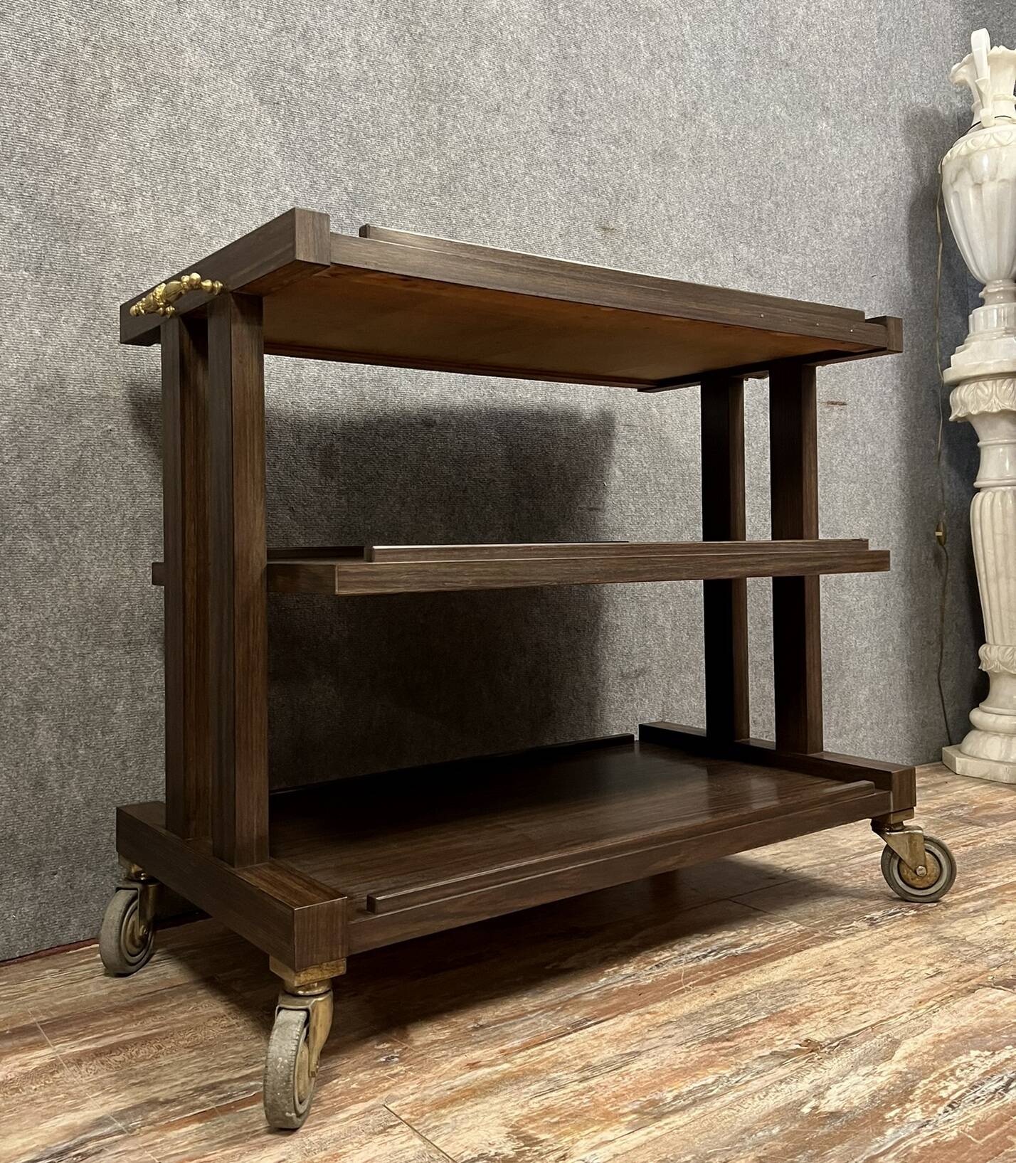 Vintage Macassar serving cart circa 1970