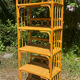 1970s rattan shelf