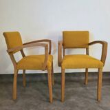2 fauteuils bridges 1950
