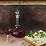 S. Goris "Still Life with a Book"