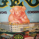 Advertising poster cannery - charcuterie Geo