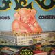Affiche publicitaire conserverie - charcuterie Géo