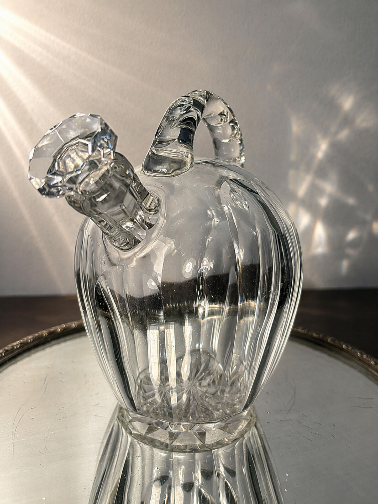 Carafe en cristal Saint Louis début 20eme