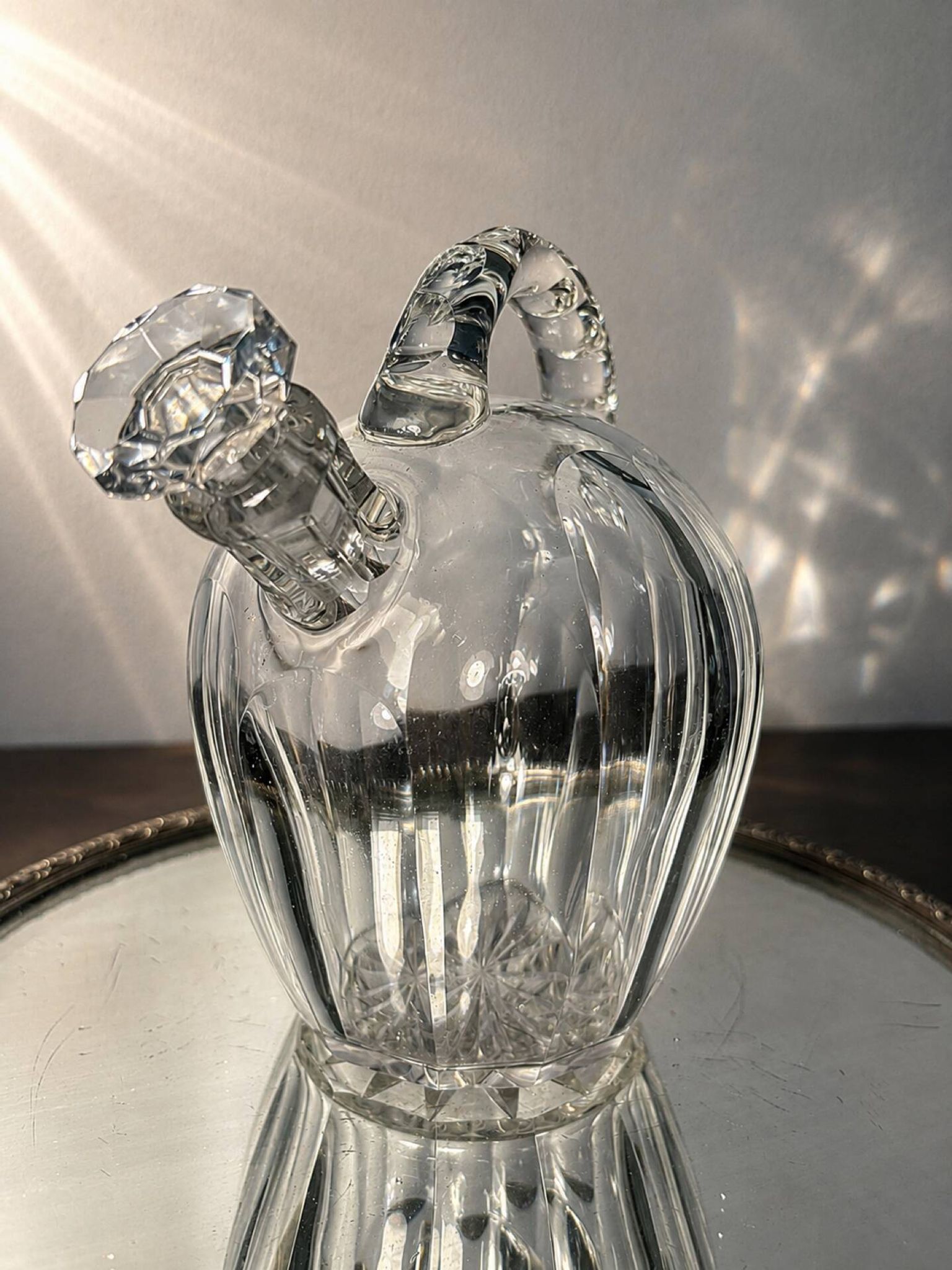 Carafe en cristal Saint Louis début 20ème