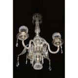 Murano crystal chandelier, Italy.