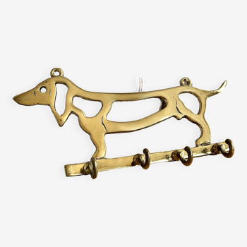 English brass dog hook