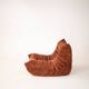 Togo set 2- seater sofa and armchair in brown Corduroy
