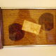 Plateau, serving - Wood, glass, metal - about 1940