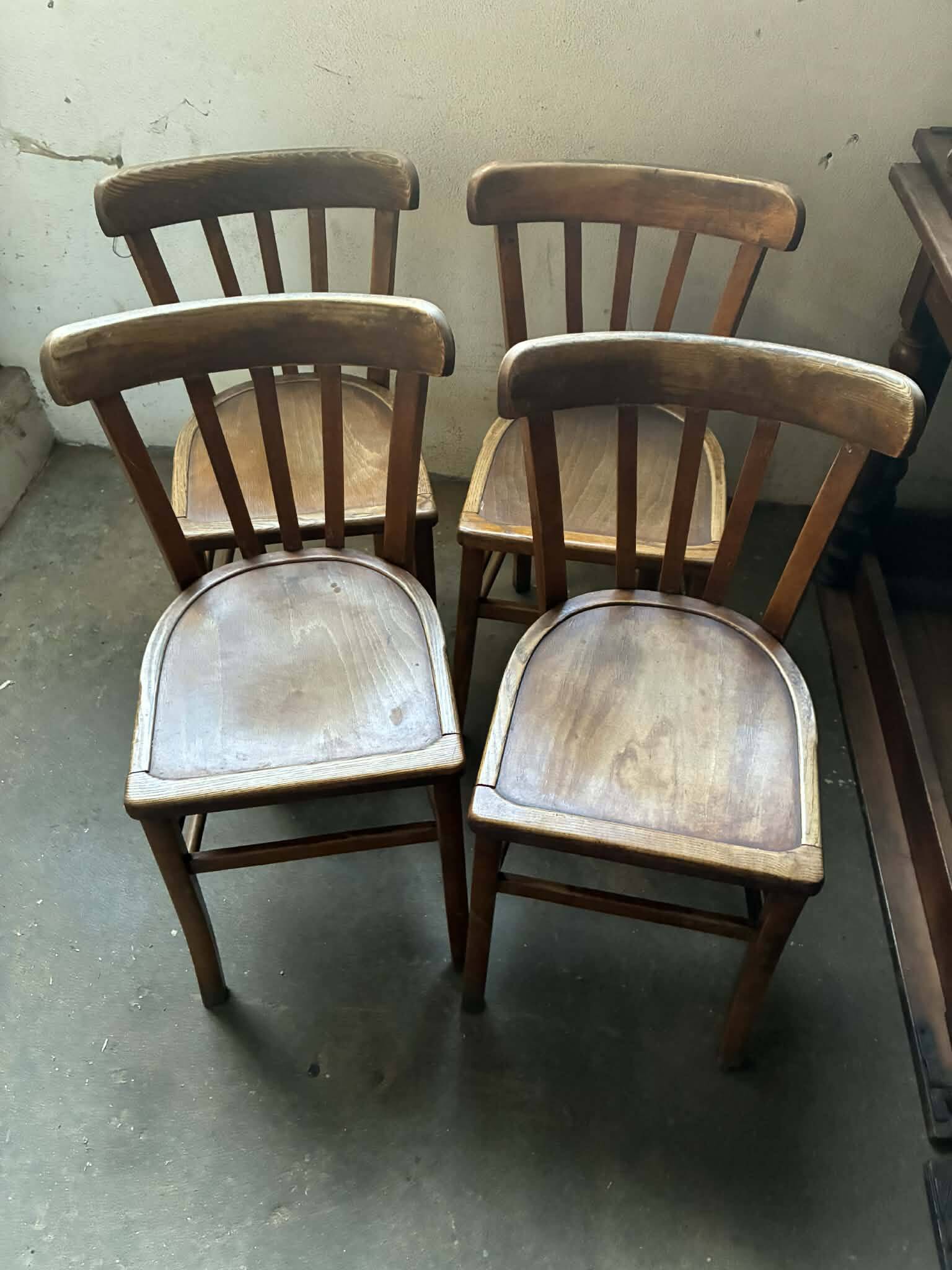 Set of 4 bistro chairs