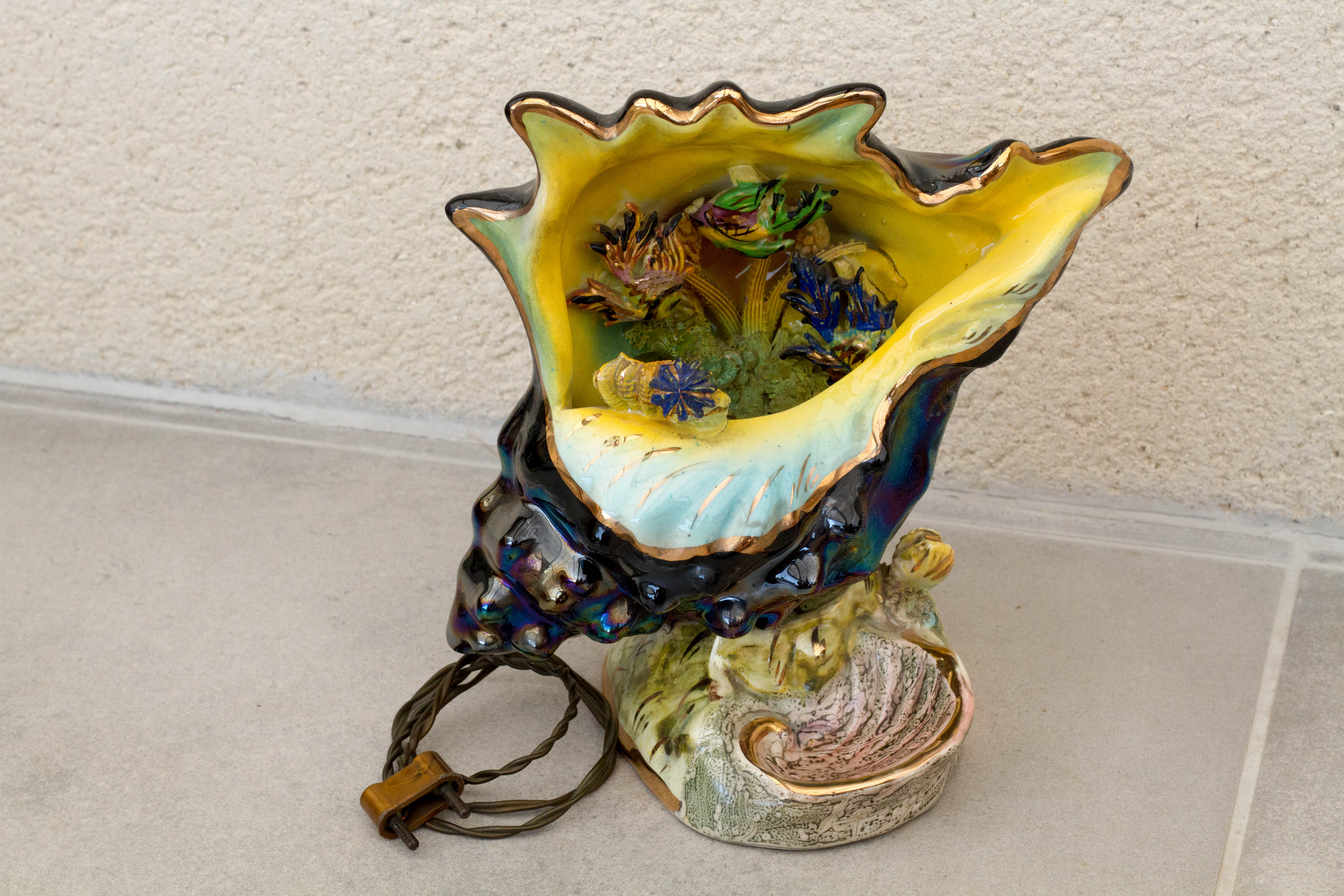 Monaco shell lamp from the 1950s