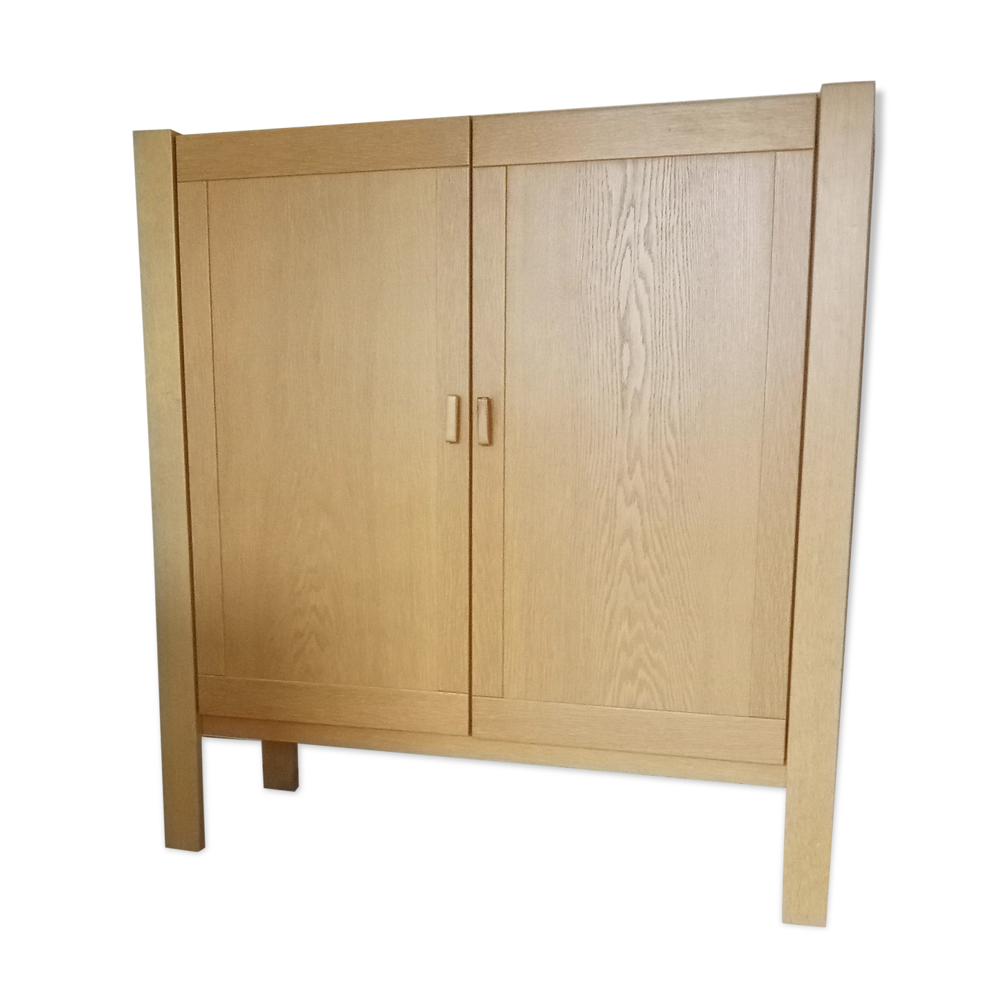 Danish brutalist cabinet in oak from the 70s