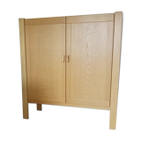 Danish brutalist cabinet in oak from the 70s