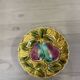 Set of 06 old sarreguemines barbotine plates