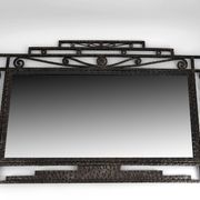 Art Deco wrought iron mirror – Paul Kiss, Paris, circa 1930