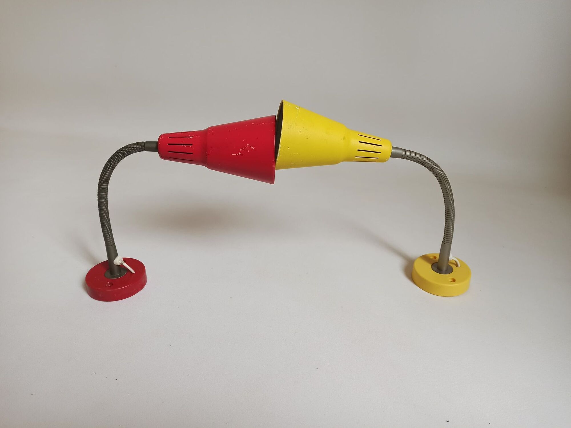 Pair of diabolo wall lamps 70s Marianne Hagberg