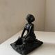 Art Nouveau bookends, Oriental woman, 1900
