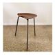 Rare tripod stool by Astor Glibstrup for Frederikssund Mobelfabrik, Denmark, 1950s