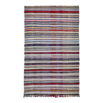 Turkish Handwoven Flatweave Chaput Kilim 190 cm x 312 cm