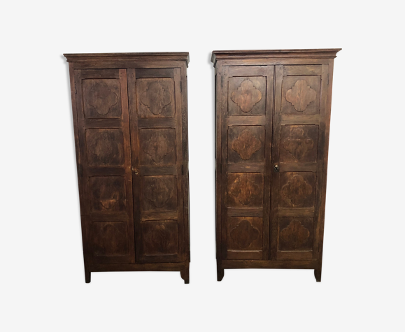 Paire d'armoires liturgique ancienne