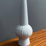 White bisuit ceramic vase by KPM 1960s