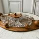 Wooden top and art deco glass 30s