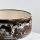Vintage ceramic footed bowl